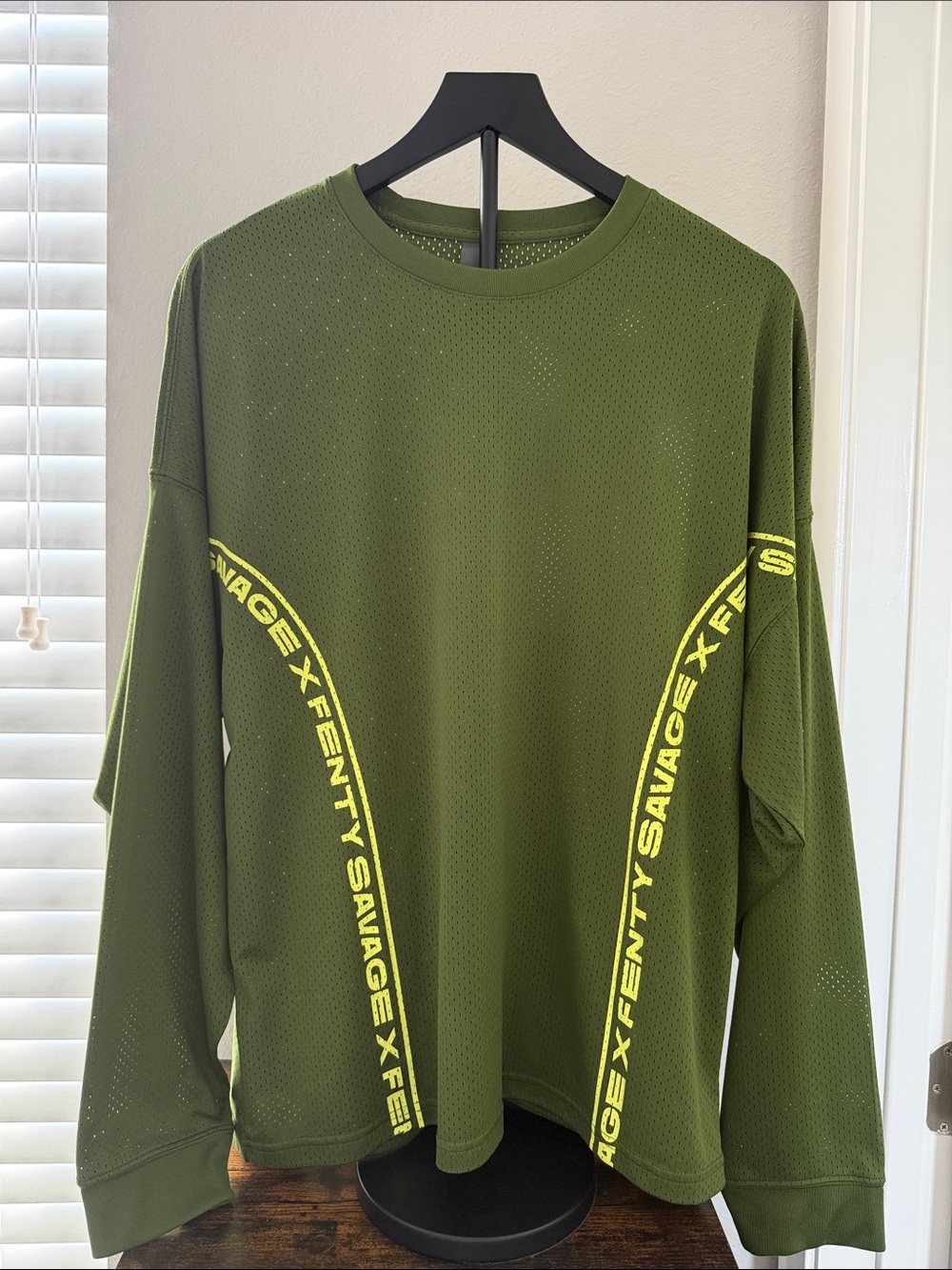 Savage X Fenty Long-Sleeve Mesh Tee